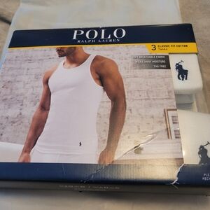 RALPH LAUREN POLO MEN'S CLASSIC FIT COTTON TANKS